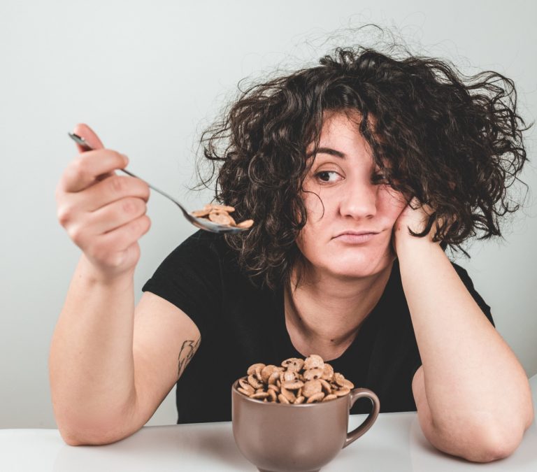 woman with eating disorder